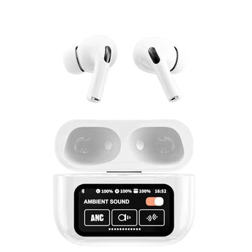 Smart Earphones with Touchscreen, Touch Screen Earbuds, 13 Functions Wireless Headphones Bluetooth 5.4,
