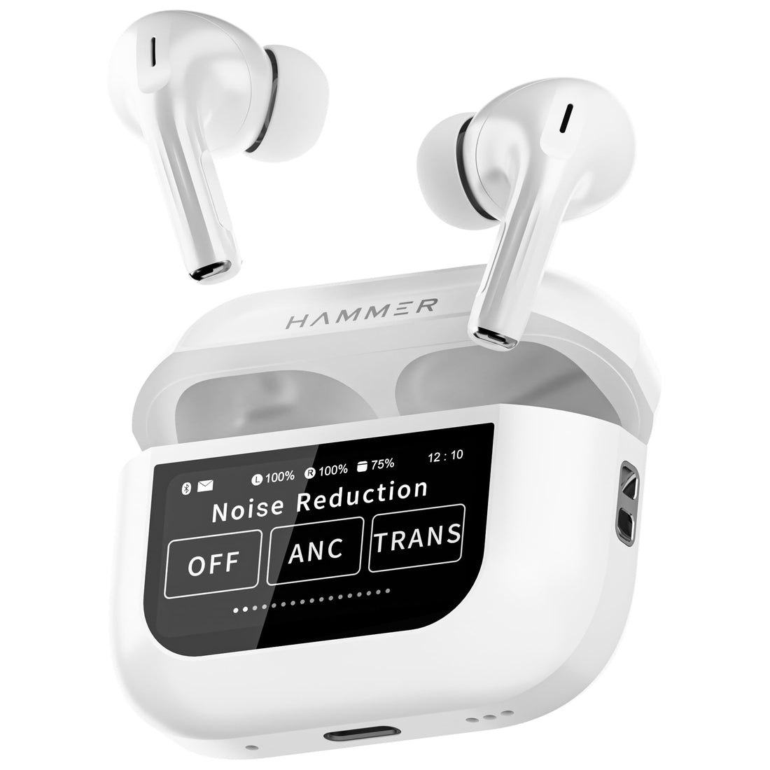Smart Earphones with Touchscreen, Touch Screen Earbuds, 13 Functions Wireless Headphones Bluetooth 5.4,